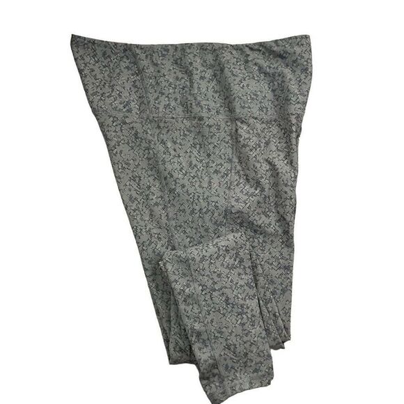 SPYDER Active Leggings Women’s‎ XL Gray All Over Print Wide Waist Band - Picture 2 of 9